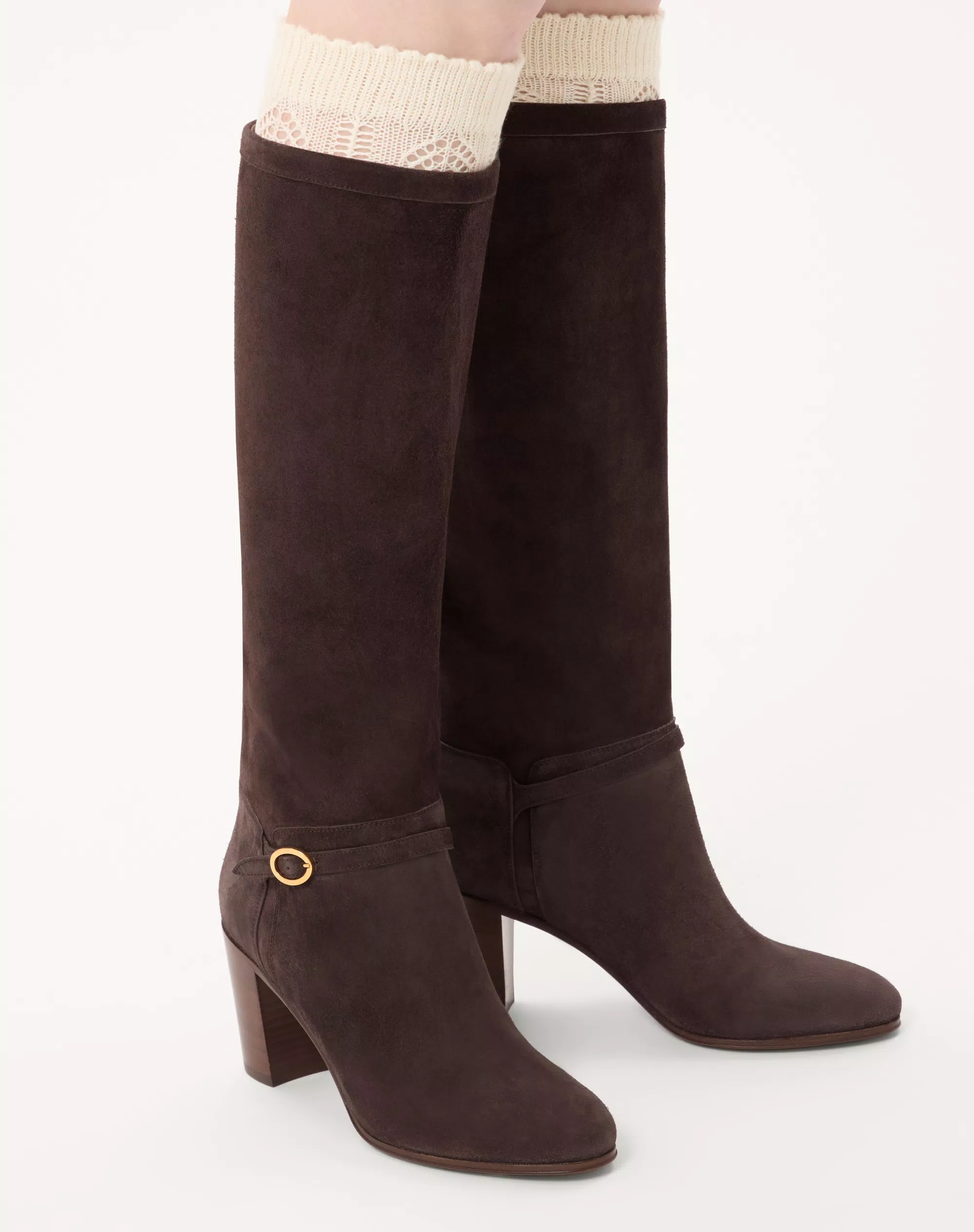 Valentino Pattie Crust Leather Boot 75Mm - Image 7